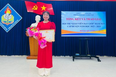 Hội thi GVDG năm học 2023- Trường MN Bình Phước đạt 1 giải nhất và 2 giải ba