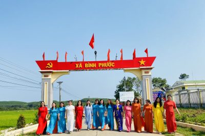 Trường MN Bình Phước hưởng ứng tuần lễ áo dài 8/3